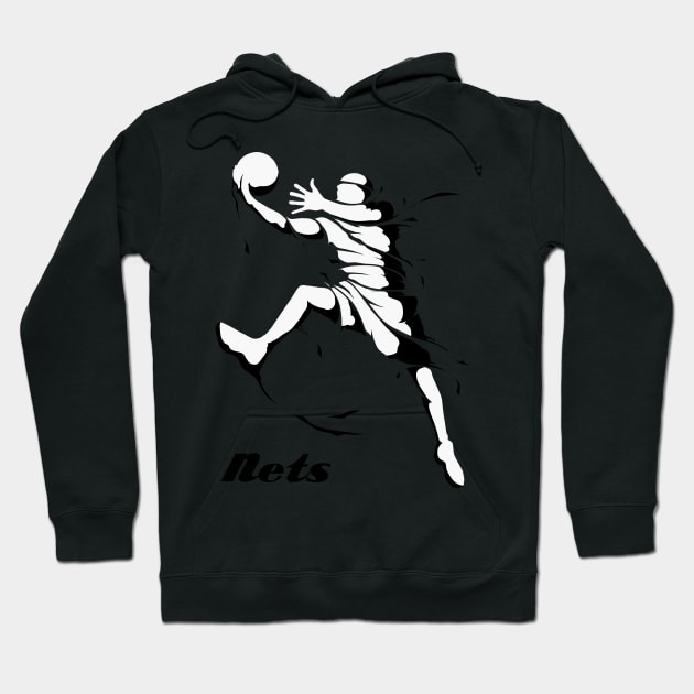 Brooklyn Nets Fans - NBA T-shirt Hoodie by info@dopositive.co.uk